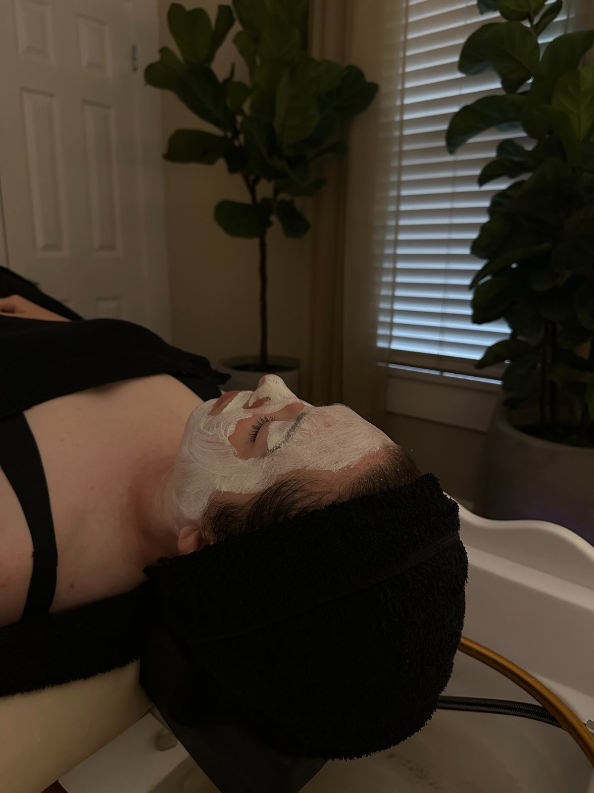 Clinical facial treatment — client work — The Bronze Lily, St. Petersburg, FL