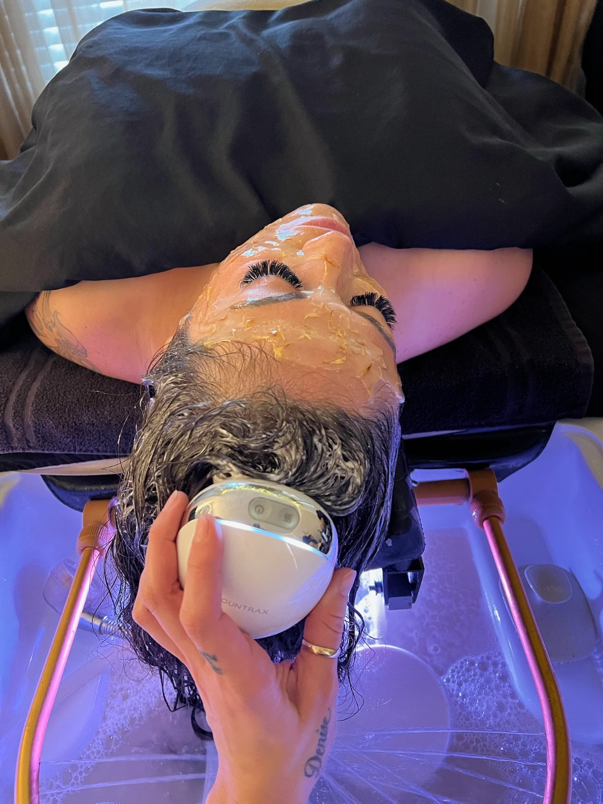 Japanese head spa treatment — The Bronze Lily, St. Petersburg, FL